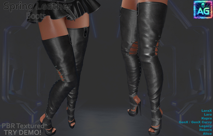 Spring Boots Leather Set 8