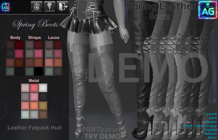 Spring Boots Leather DEMO