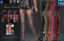 Spring Boots Leather FATPACK