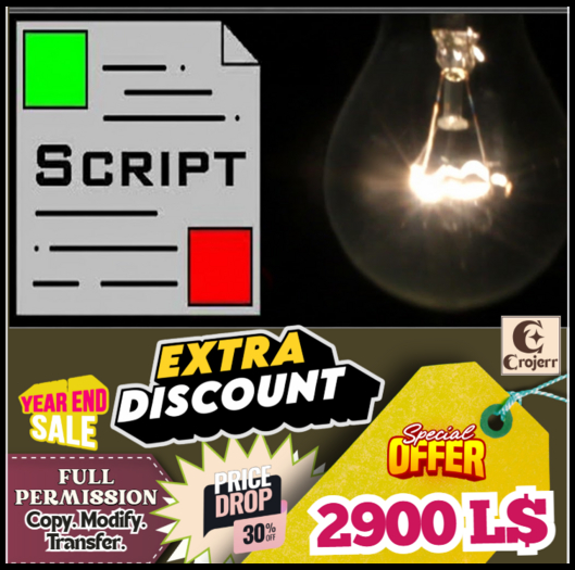 FlickerGlow Light Bulb Script – Full Perm