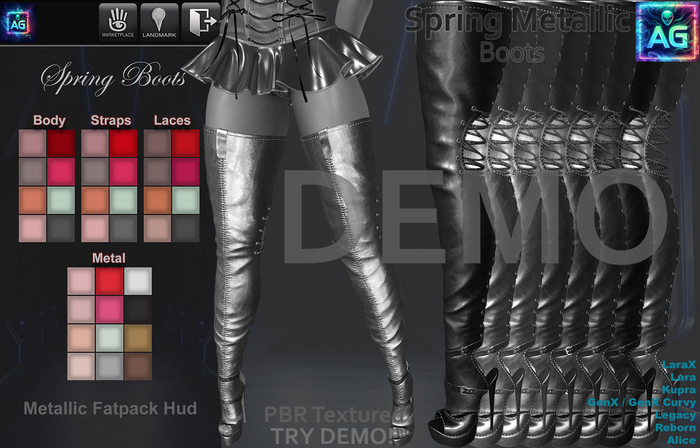 Spring Boots Metallic DEMO