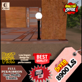 CopperGlow Yard Lamp – Full Perm