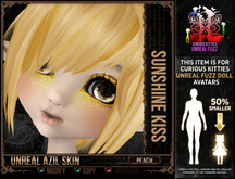 =^.^= Curious Kitties Unreal Fuzz - Unreal Azil Peach Skin - Sunshine Kiss