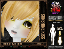 =^.^= Curious Kitties Unreal Fuzz - Unreal Azil Snow Skin - Sunshine Kiss