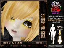 =^.^= Curious Kitties Unreal Fuzz - Unreal Azil Feather Skin - Sunshine Kiss
