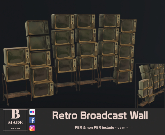 B-Made - Retro Broadcast Wall