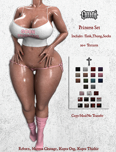 OMNI Princess Tank & Thong Fatpack