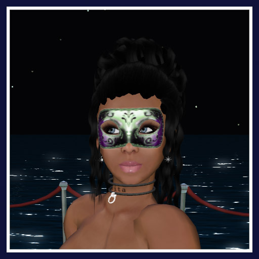 Masquade Party Mask 001E