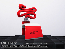 :FNY: Designs - Paint Tube Chair RED