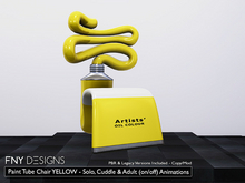 :FNY: Designs - Paint Tube Chair YELLOW