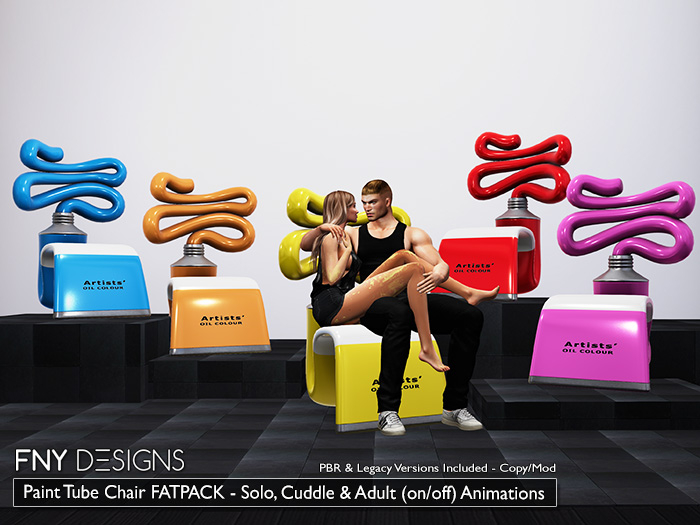 :FNY: Designs - Paint Tube Chairs FATPACK