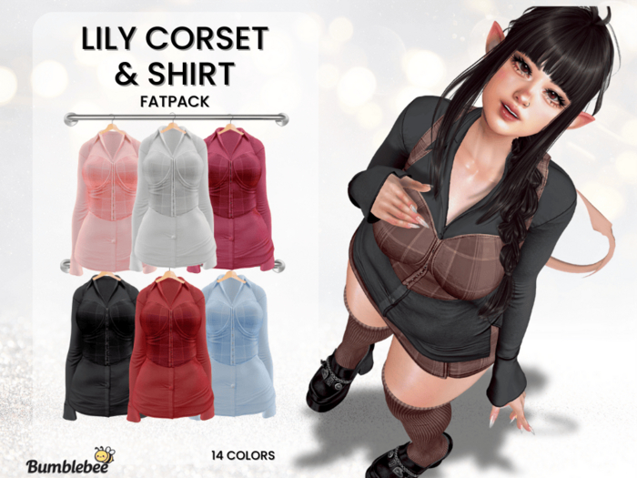 Bumblebee - Lily Corset & Shirt - FATPACK