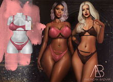 [AB] AMERICAN BAZAAR Septum Bikini Pink