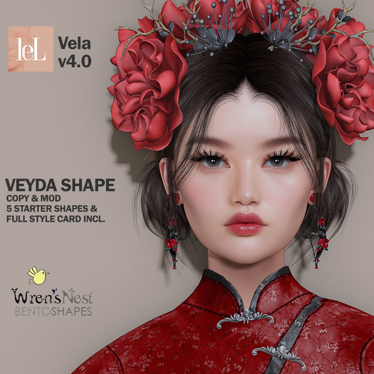 LELUTKA VELA SHAPE - { wren's nest } - Veyda