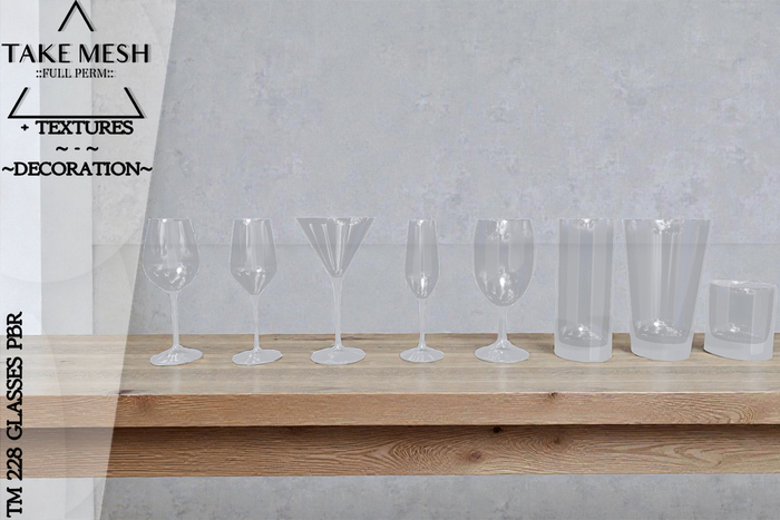! TakeMesh - TM 228 GLASS PBR