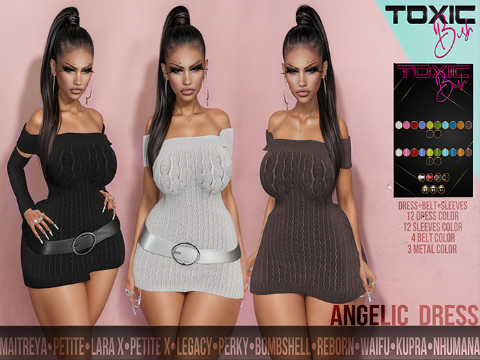[TOXIC BISH] Angelic Dress @ HUD