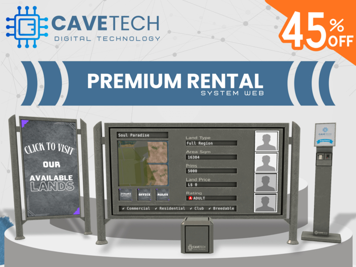 CaveTech Rental System – Professional Rental Panel 