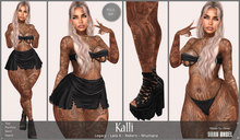 Dark Angel : Kalli Set - Black [Legacy - Lara X - Reborn - Nhumana]