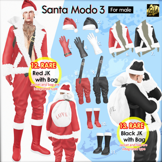 12. jake [Gild] Santa mode3_Red JK with Bag BOX RARE