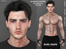 -Tivoli inc - RUNE Shape Lelutka RUNE head 4.0 evox