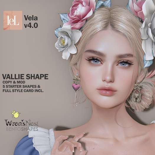 LELUTKA VELA SHAPE - { wren's nest } - Vallie