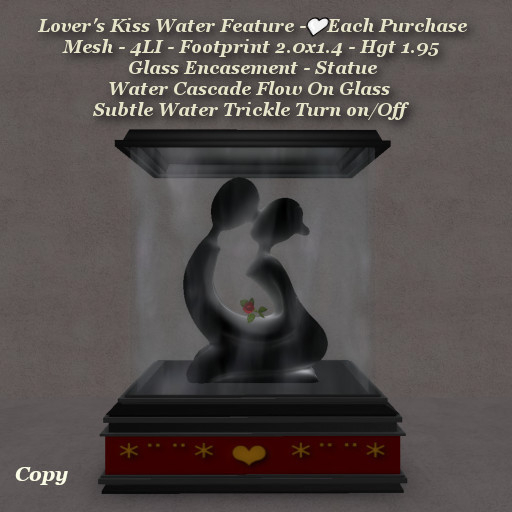 Lover's Kiss Water Feature1