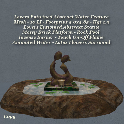 Lovers Entwined Abstract Water Feature1