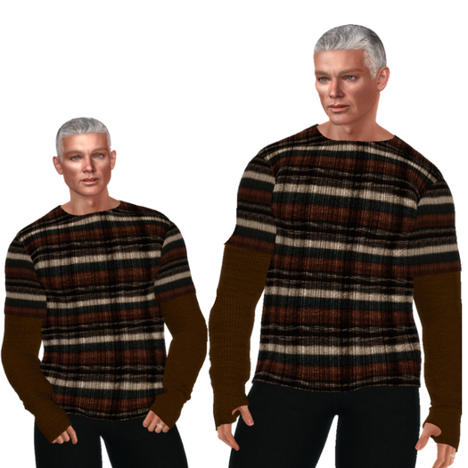 DEMO - Mens Striped Sweater 