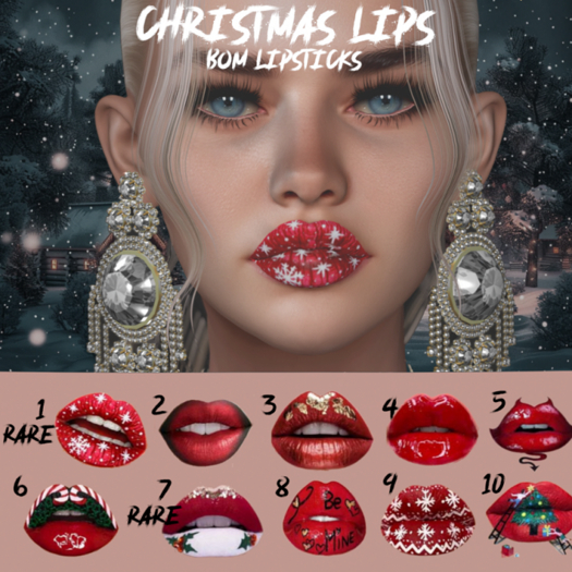 07 - Christmas Lips RARE