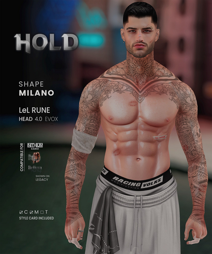 HOLD SHAPES - Milano - Shape LeLUTKA Rune 4.0 EVOX/LEG/JAK/KAR
