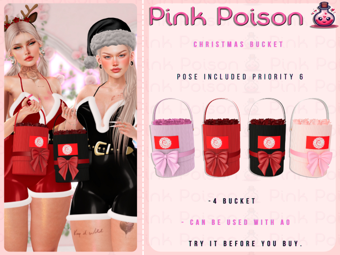 Pink Poison - Christmas Bucket