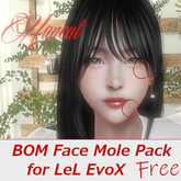 BOM Face Mole Pack for LeL EvoX