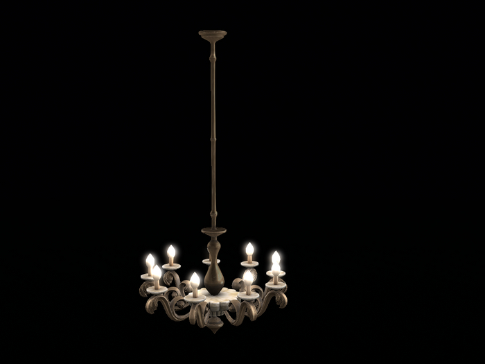 10. Simurg - Starfell Pavilion - Chandelier Gold