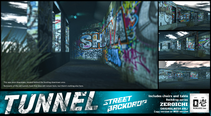 *ZEROICHI* TUNNEL Backdrop