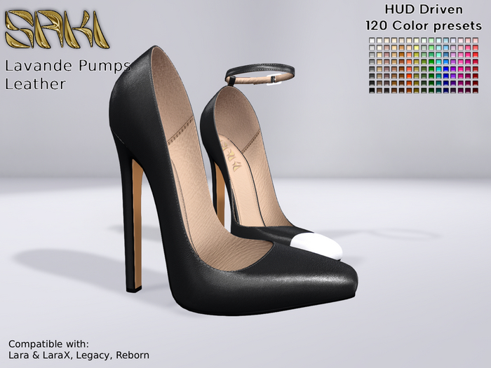*S* Lavande Pumps - Leather - FATPACK - DEMO
