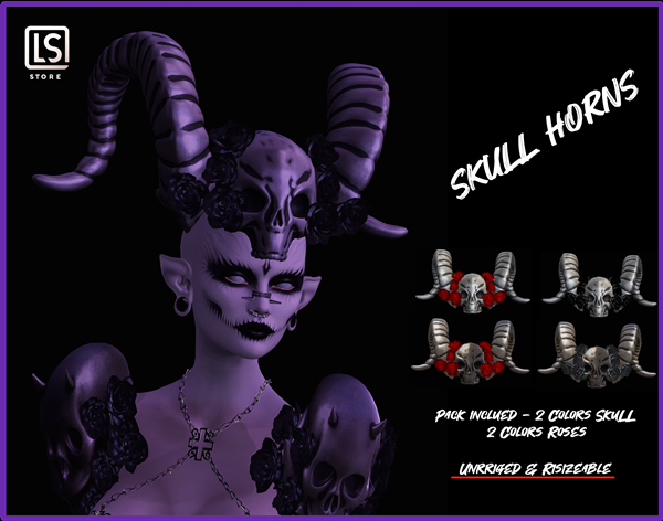 [LS] SKULL HORN
