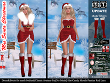 [Nirvana Fashion] - Female Outfit - [Mrs Santa]FITTED