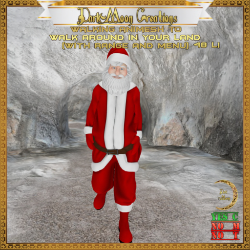 *DM* Walking Santa Claus