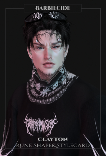 Barbiecide Clayton Shape&Stylecard For Rune