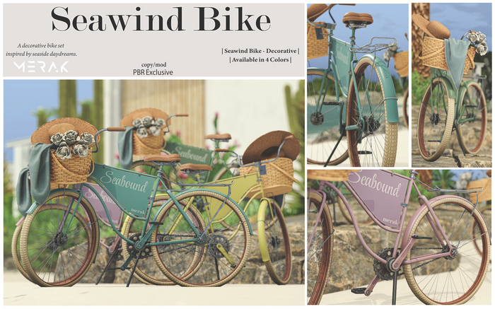 [Merak] - Seawind Bike (Decor) -All Colors