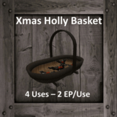 DFS Xmas Holly Basket 