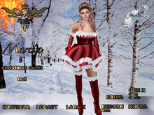 Firebird Marcia christmas outfit red