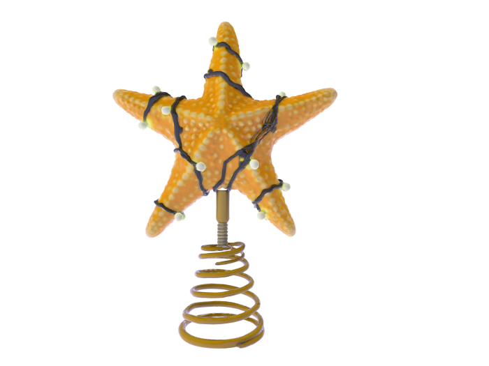 Starfish Christmas Tree Topper FULL PERM