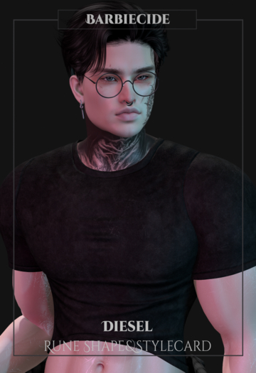Barbiecide Diesel Shape&Stylecard For Rune