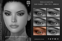 "Prosecco" 2K BOM eyeshadow TESTER | EvoX | SLUV | Genus 4K