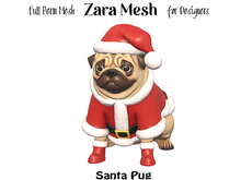 ZM PBR Santa Pug FULL PERM MESH