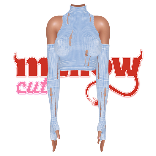 mellowcute-monster top-blue