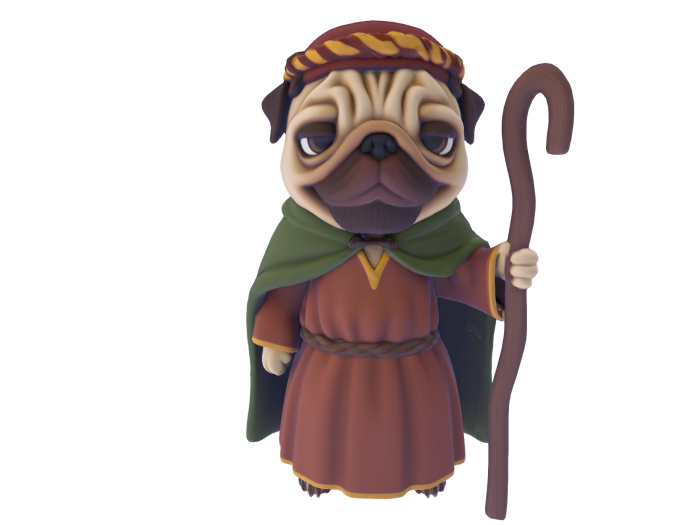 Nativity Pug Joseph FULL PERM