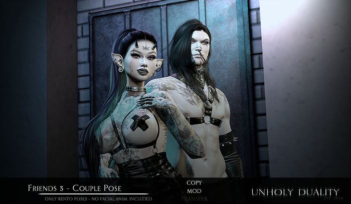 [UD] Friends 3 - Couple Pose (Add me...)