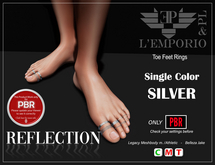 L'Emporio&PL ::*Reflection*::Toe Feet Rings [SILVER]